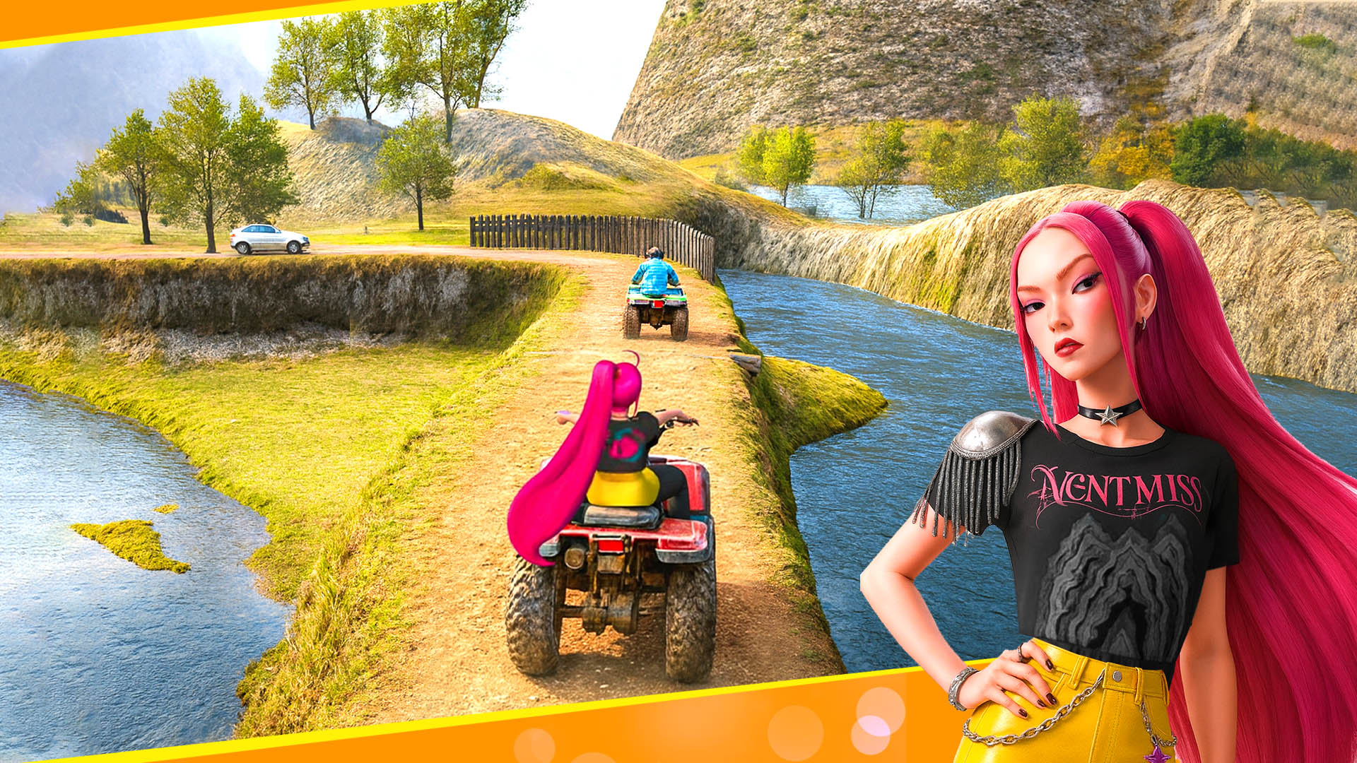 اسکرین شات 3 برنامه Kpop Demon Hunter Atv Bike