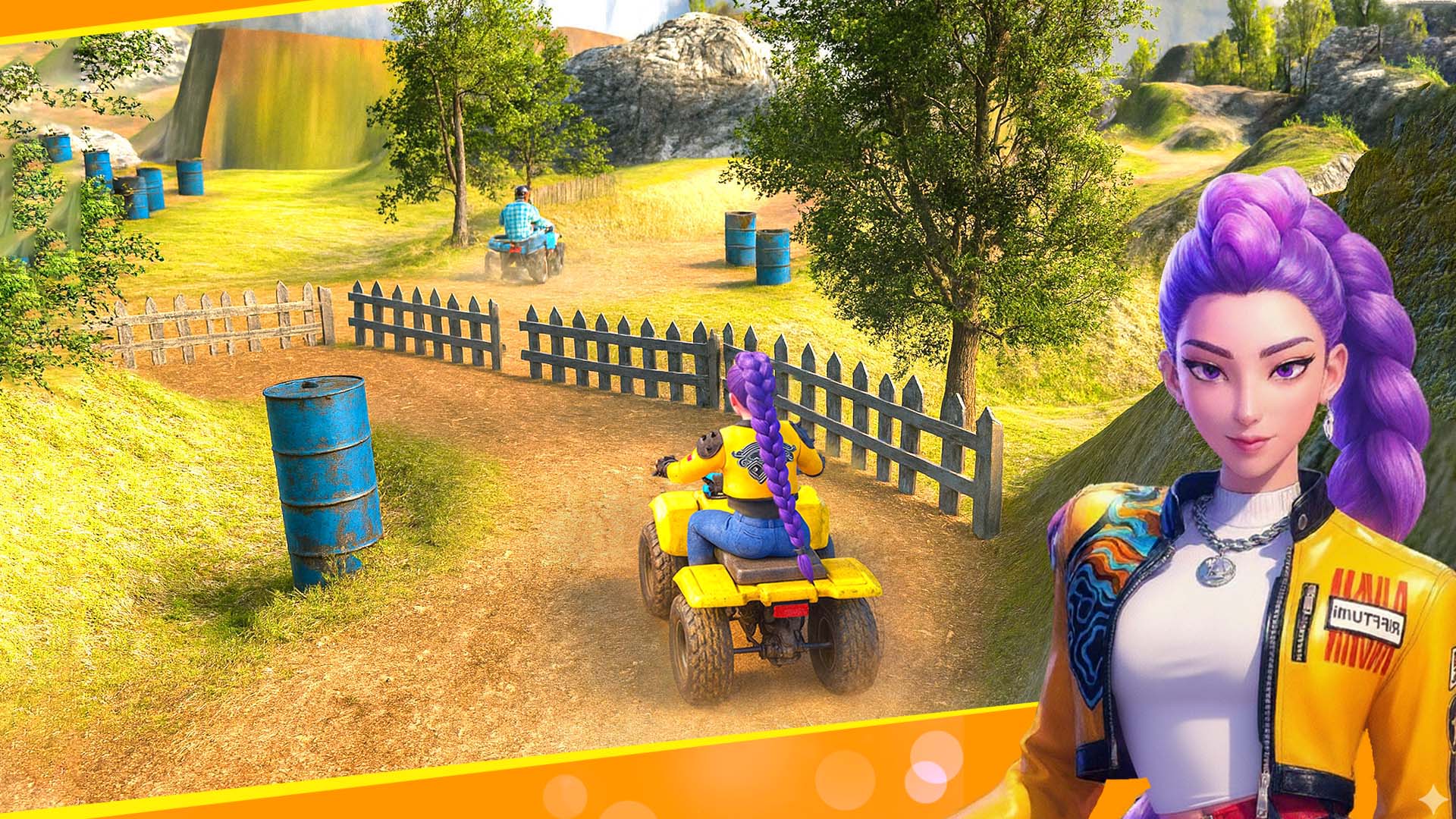 اسکرین شات 5 برنامه Kpop Demon Hunter Atv Bike