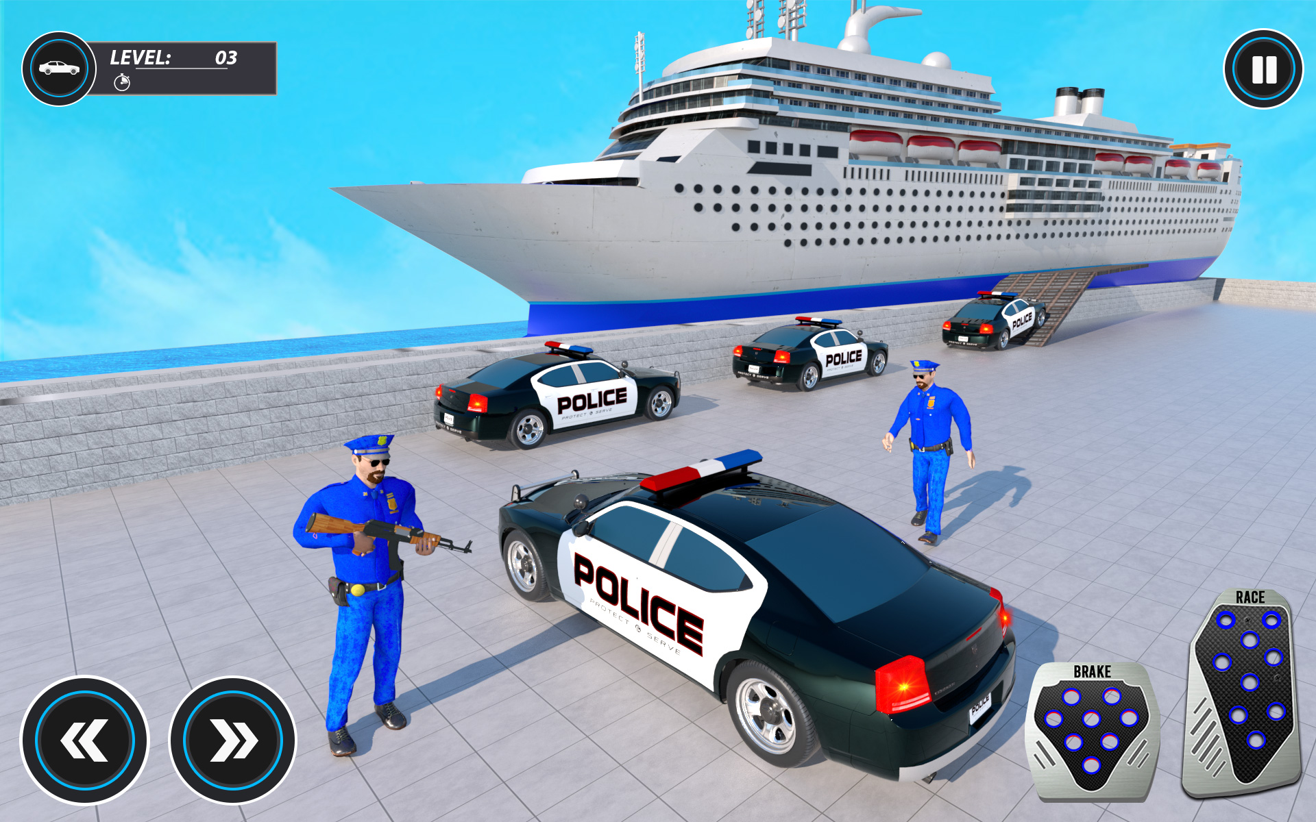 اسکرین شات 4 برنامه Real Car Transport Truck Games