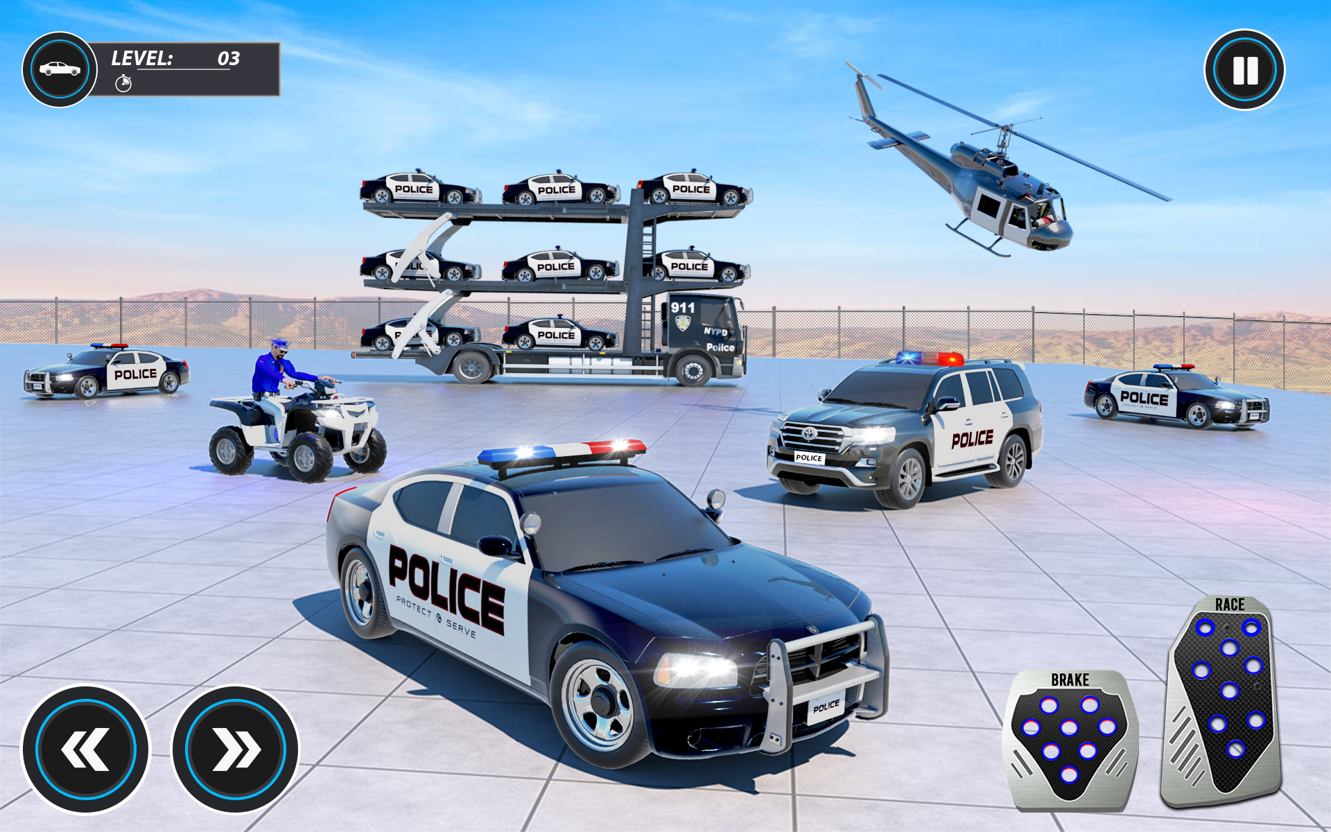 اسکرین شات 5 برنامه Real Car Transport Truck Games