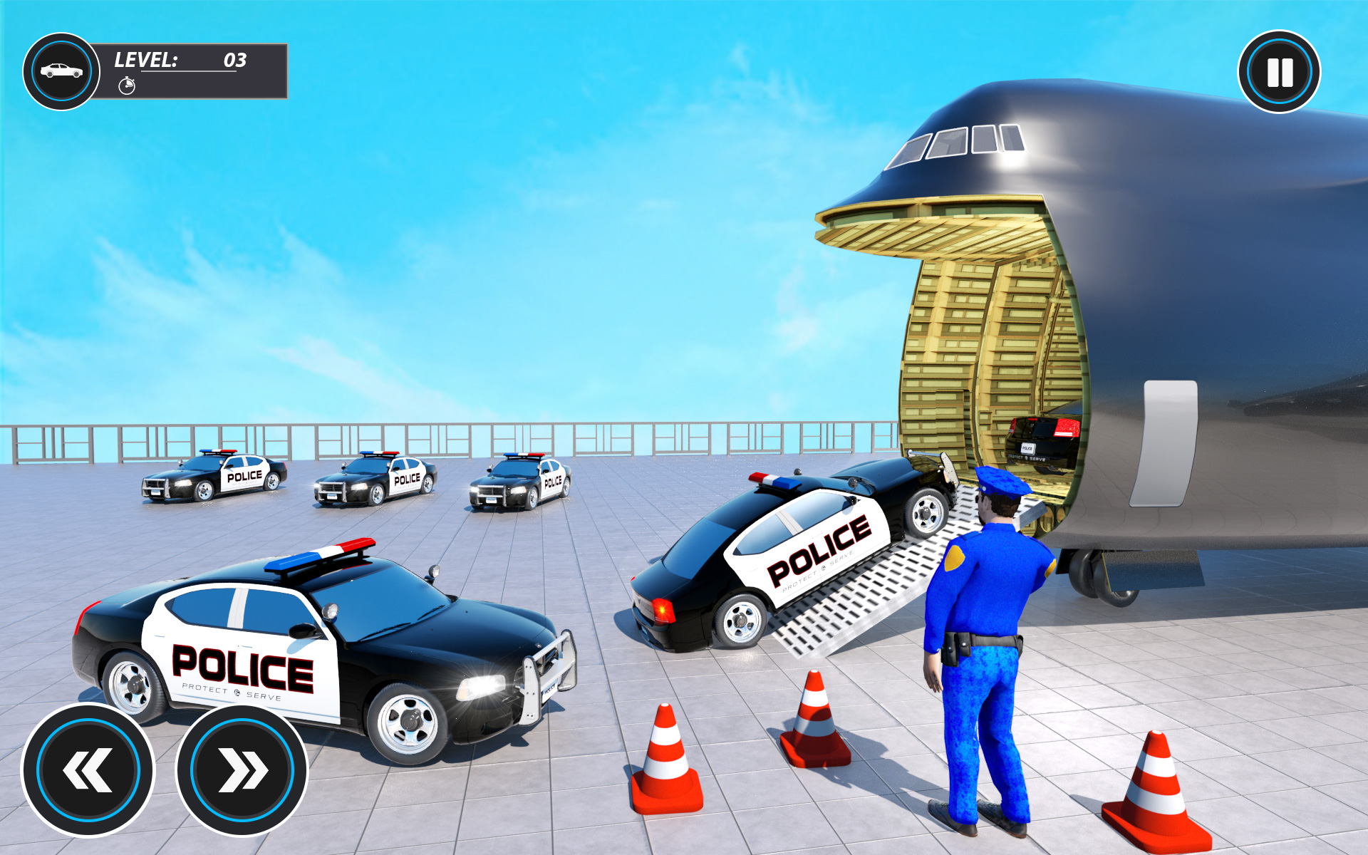 اسکرین شات 2 برنامه Real Car Transport Truck Games