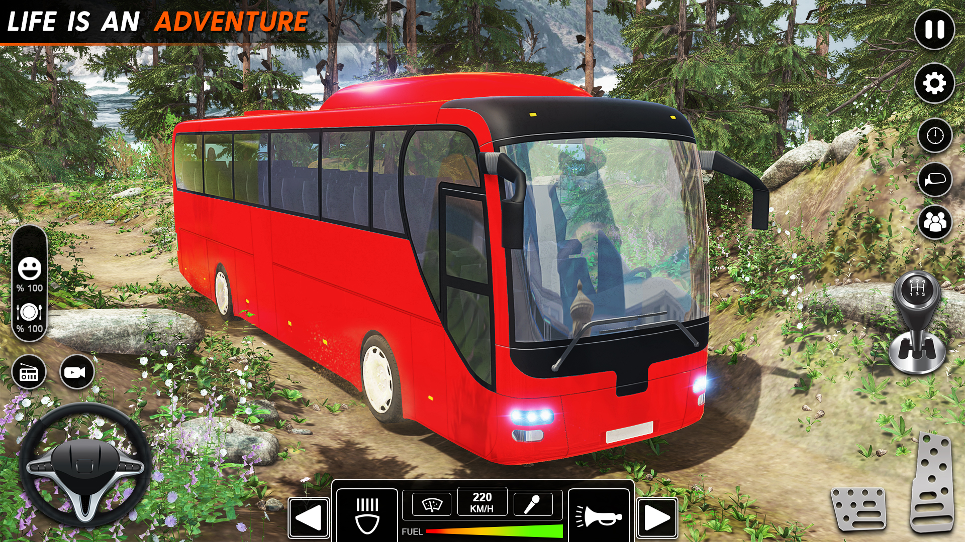 اسکرین شات 4 بازی Offroad Bus Simulator Games 3D