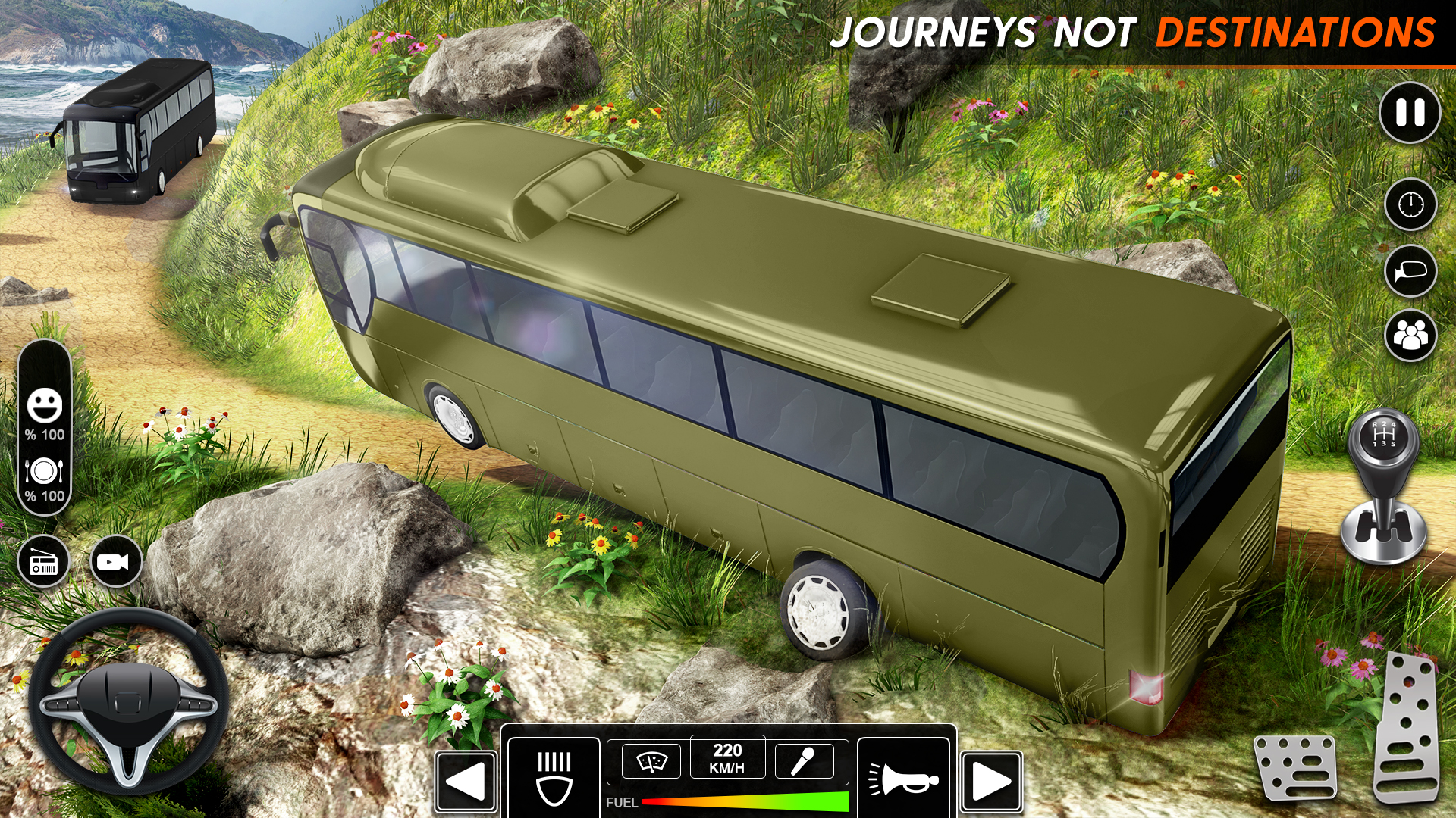 اسکرین شات 1 بازی Offroad Bus Simulator Games 3D
