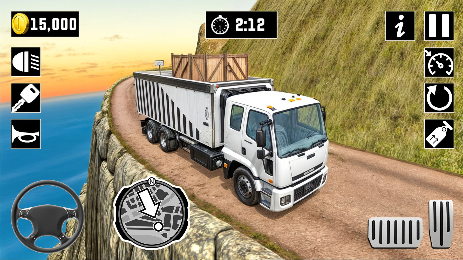 اسکرین شات 1 برنامه Offroad Games: Truck Simulator