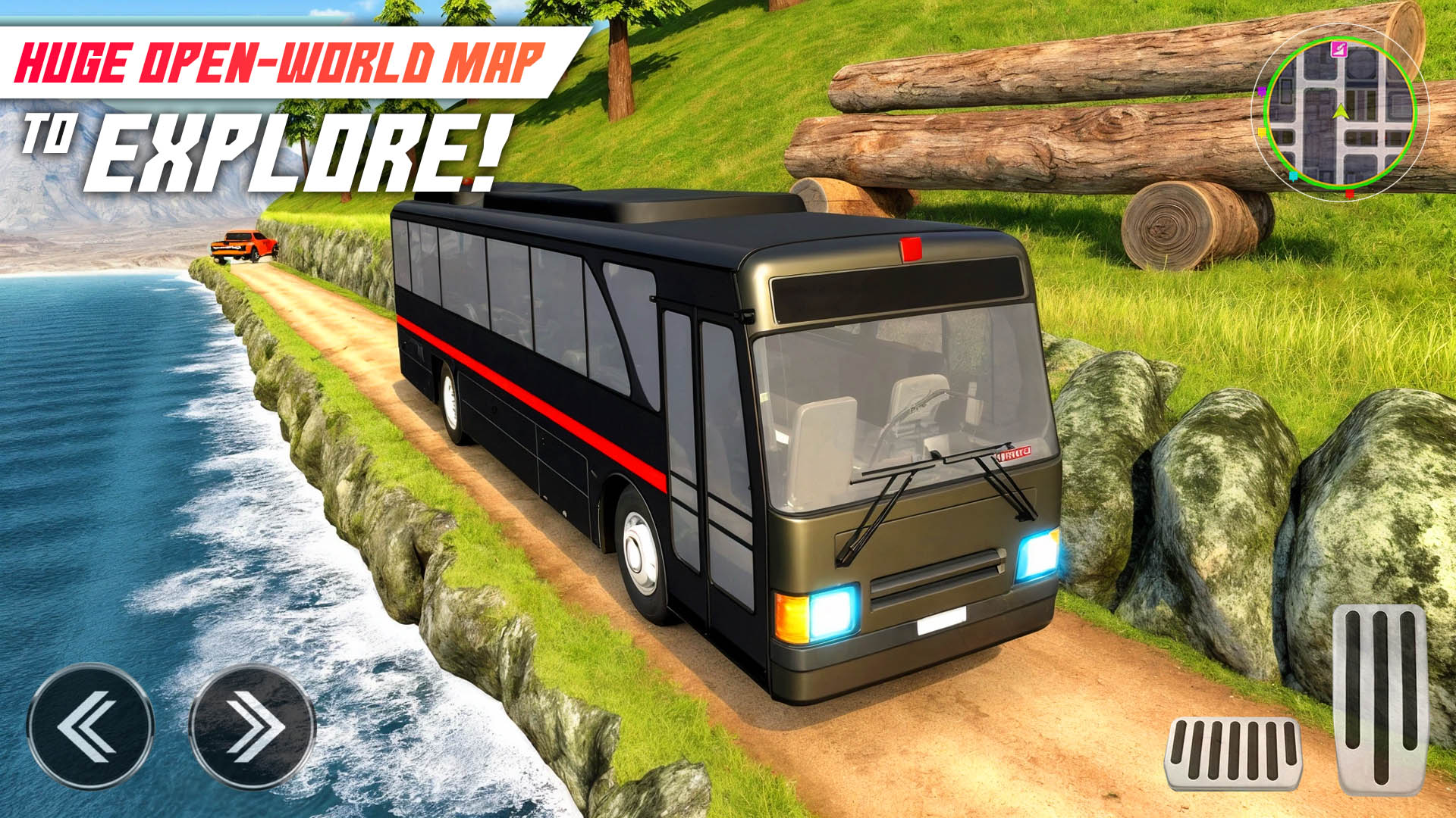 اسکرین شات 1 برنامه Bus Simulator - Offroad Bus