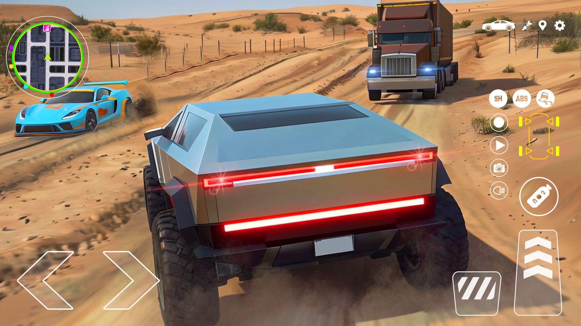 اسکرین شات 5 بازی Cybertruck - Cyber Truck Drive