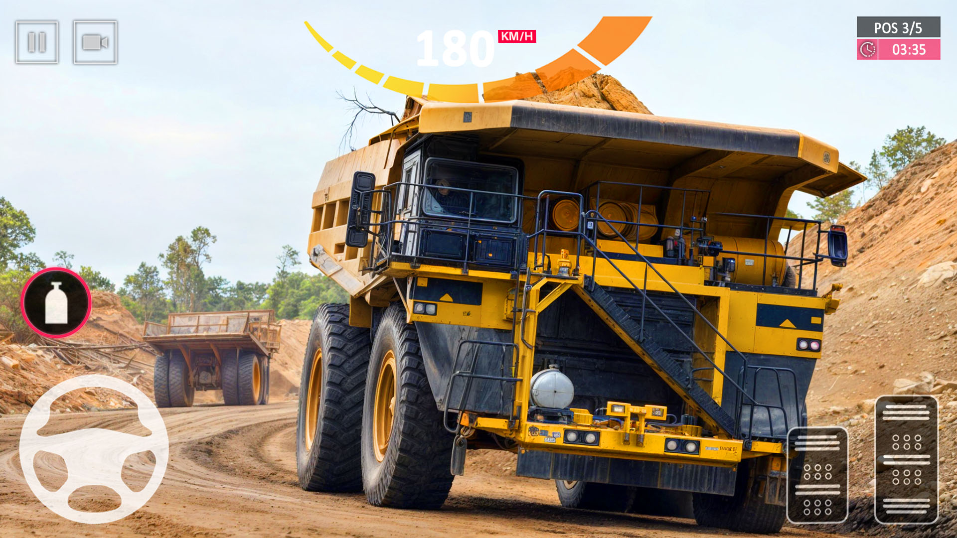 اسکرین شات 2 برنامه Dump Truck - Heavy Loader Game
