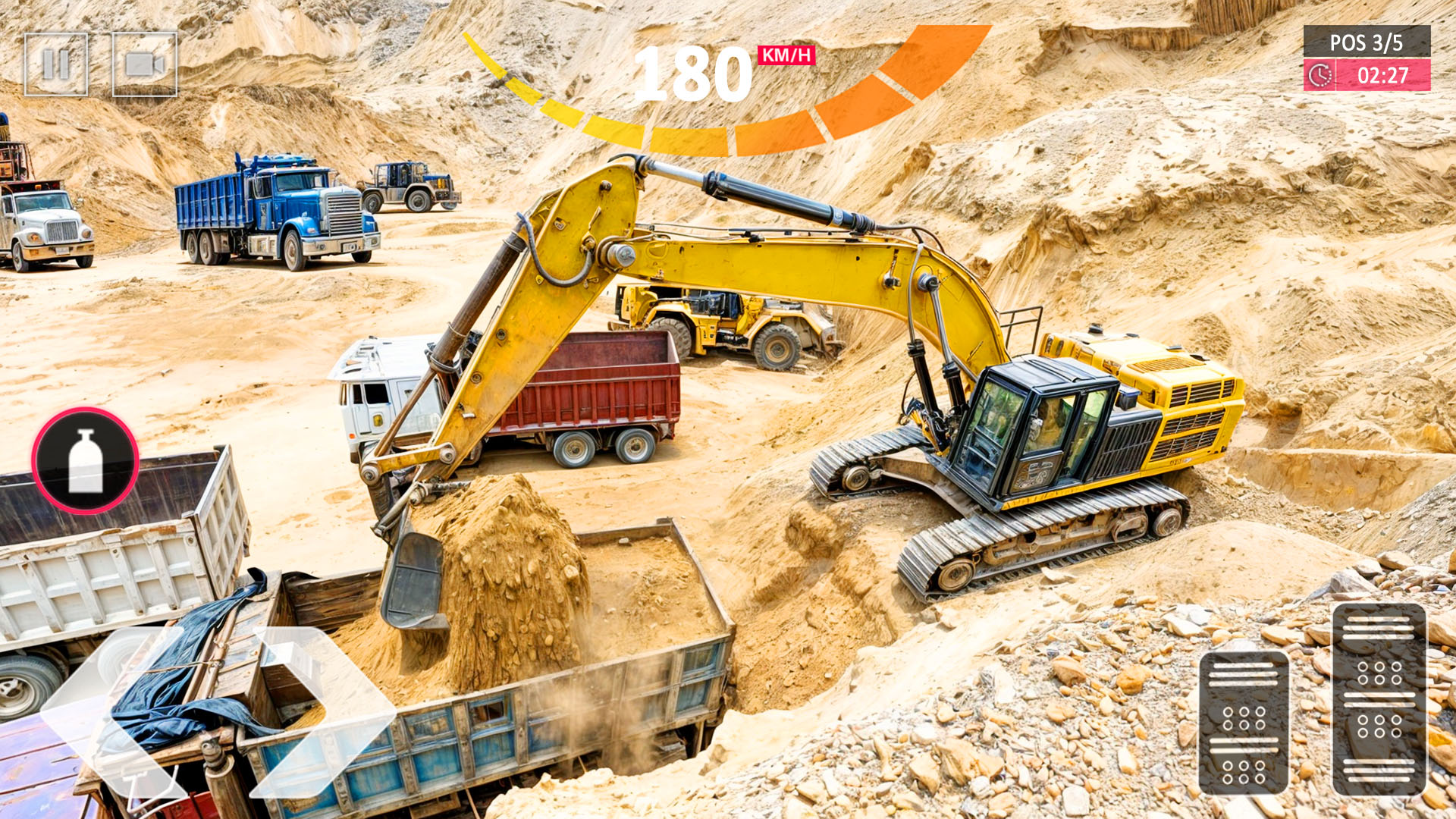 اسکرین شات 7 برنامه Dump Truck - Heavy Loader Game