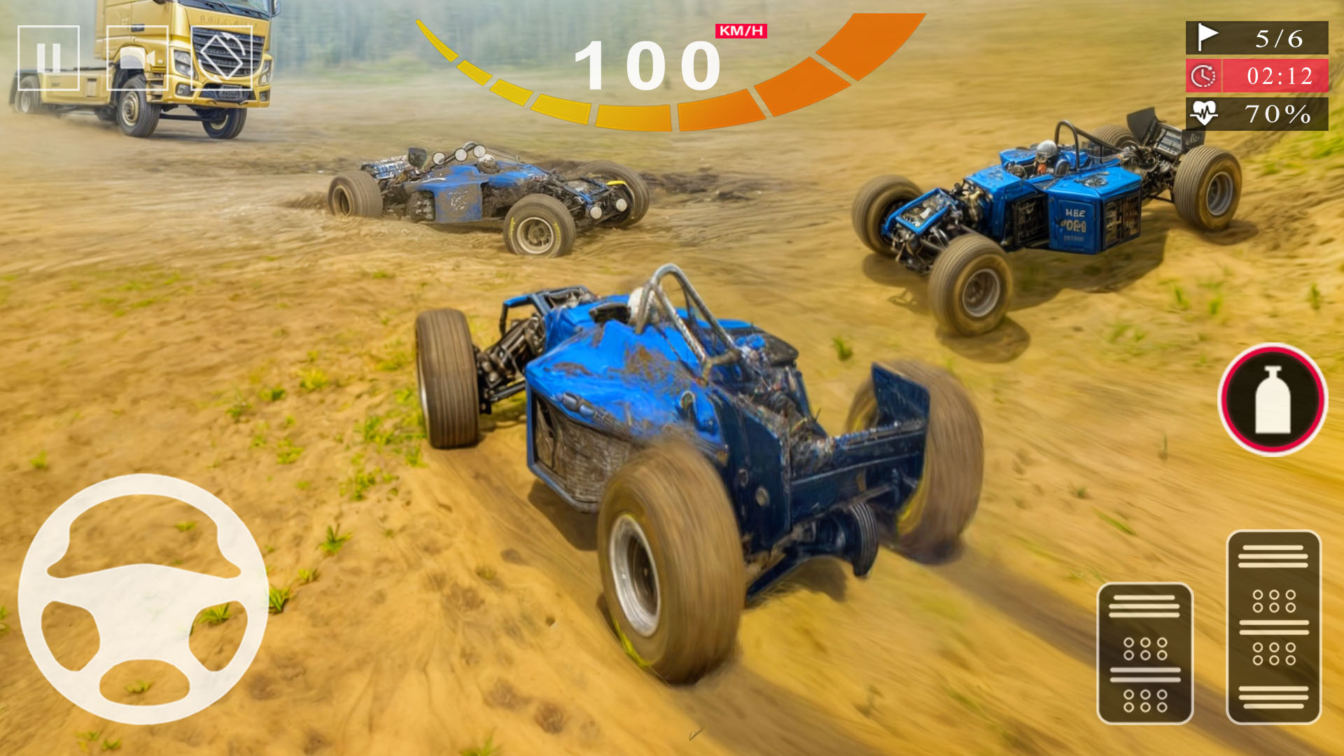 اسکرین شات 2 برنامه Formula Car Driving: Car Games