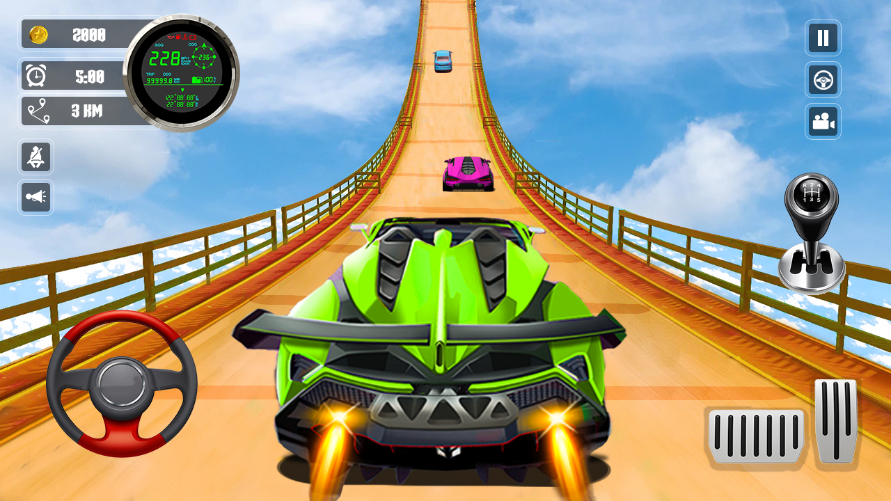 اسکرین شات 1 بازی GT Cars Impossible Stunt Races