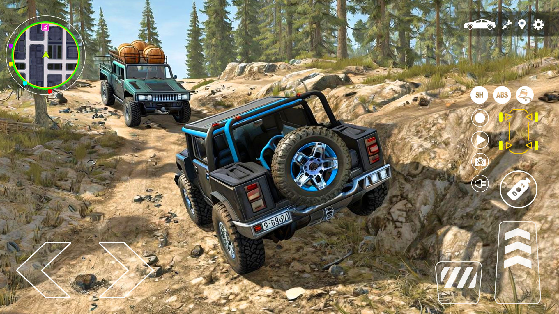 اسکرین شات 2 بازی Jeep Simulator Game Hummer Car