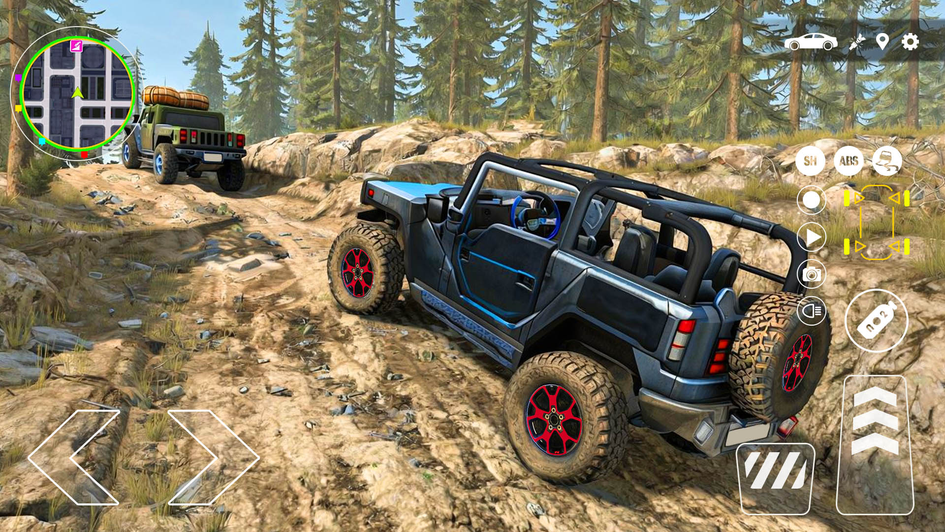 اسکرین شات 1 بازی Jeep Simulator Game Hummer Car