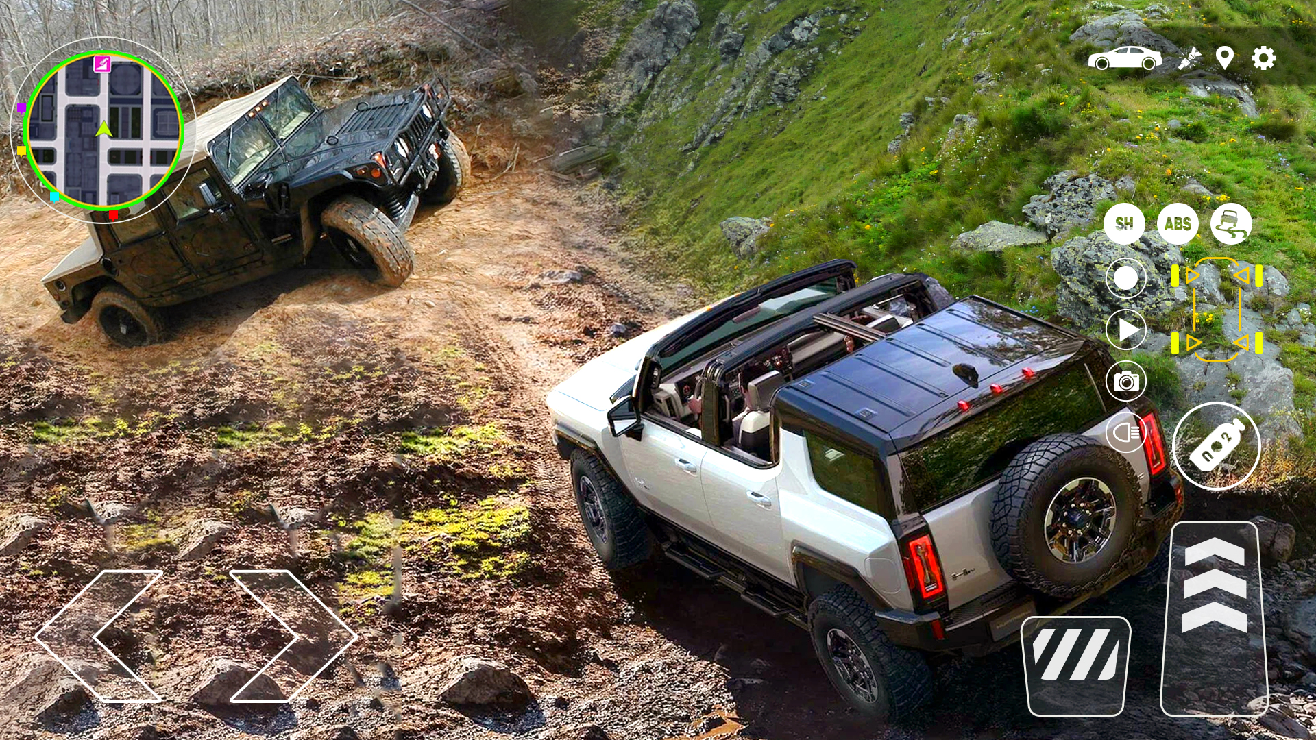 اسکرین شات 2 بازی Jeep Simulator Game Hummer Car