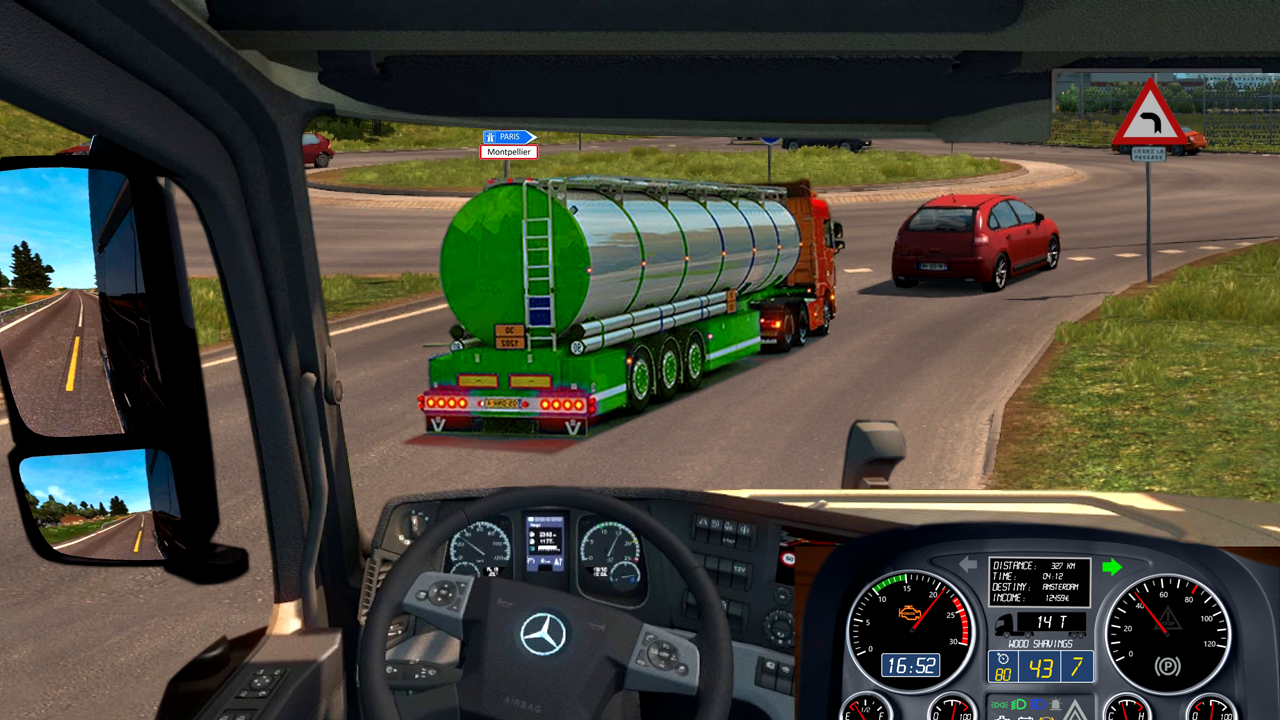 اسکرین شات 2 برنامه Truck Sim :Modern Tanker Truck