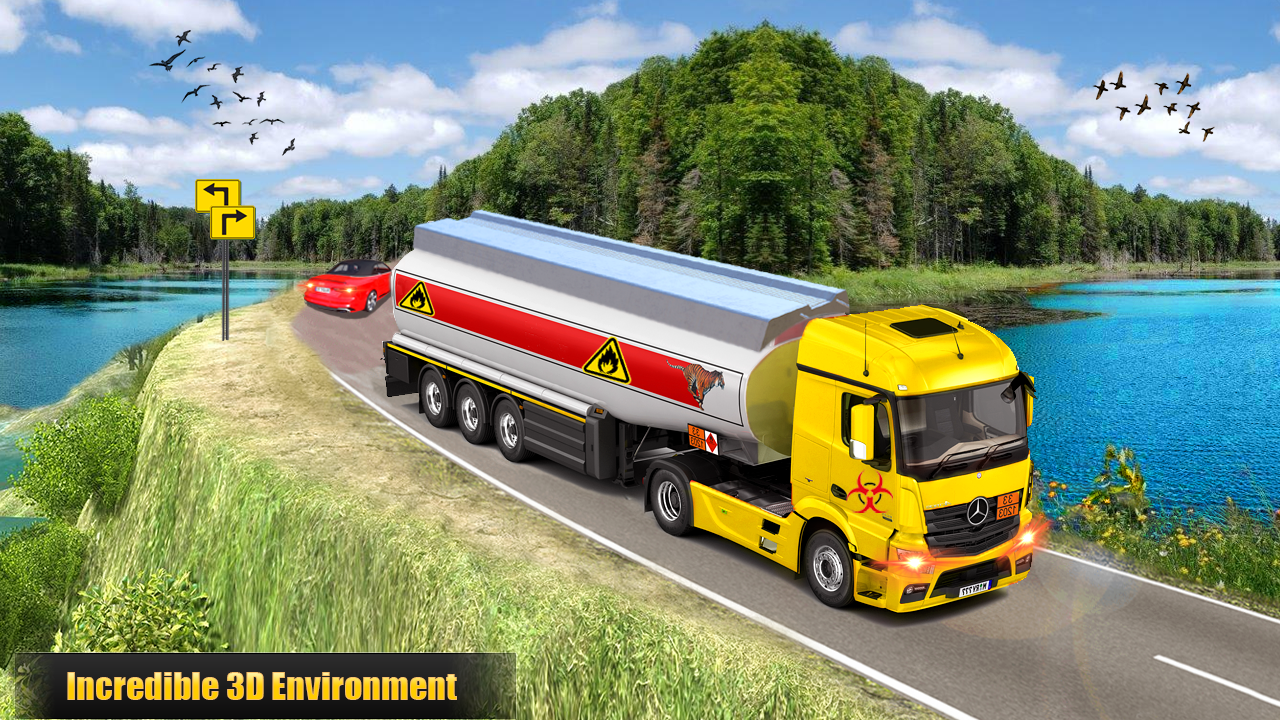 اسکرین شات 1 برنامه Truck Sim :Modern Tanker Truck