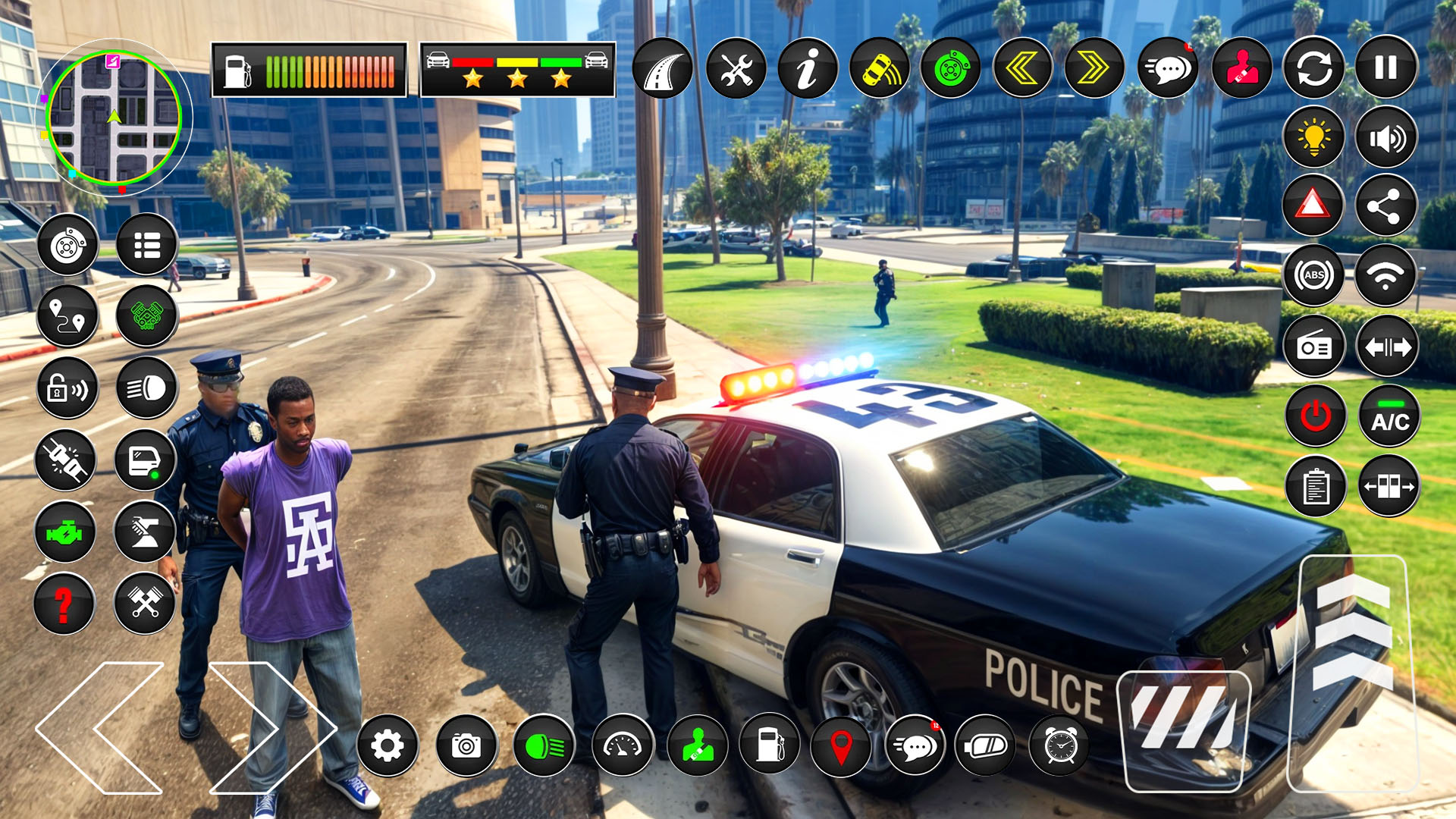 اسکرین شات 6 برنامه Police Car Simulator - Police