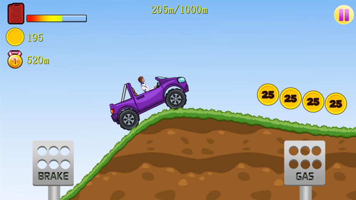 اسکرین شات 1 بازی Offroad Racing:Mountain Climb