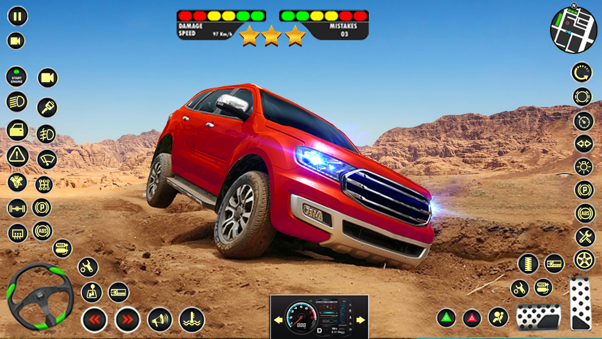 اسکرین شات 6 برنامه US Offroad Fury Car Driving 3D