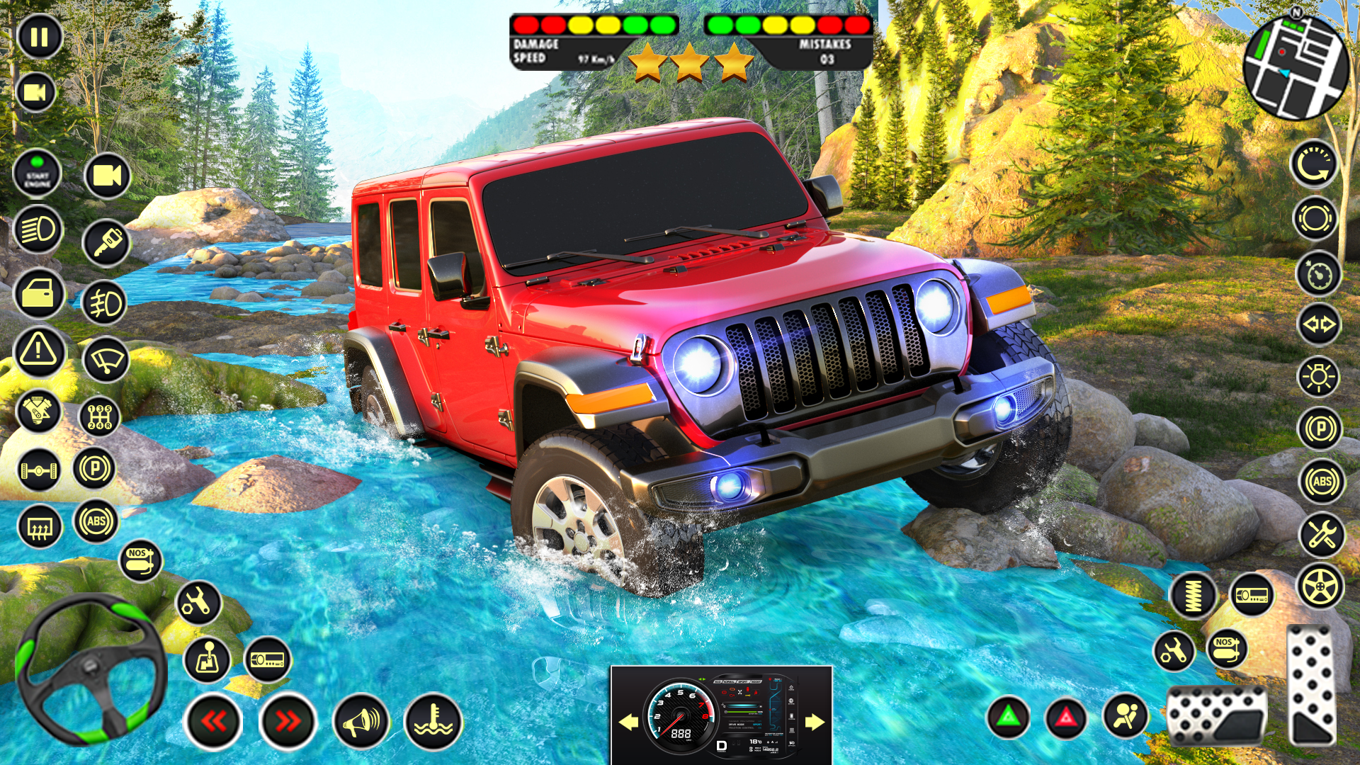 اسکرین شات 8 برنامه US Offroad Fury Car Driving 3D