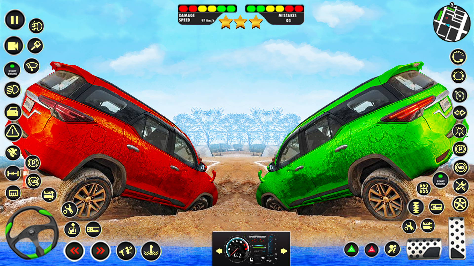 اسکرین شات 5 برنامه US Offroad Fury Car Driving 3D