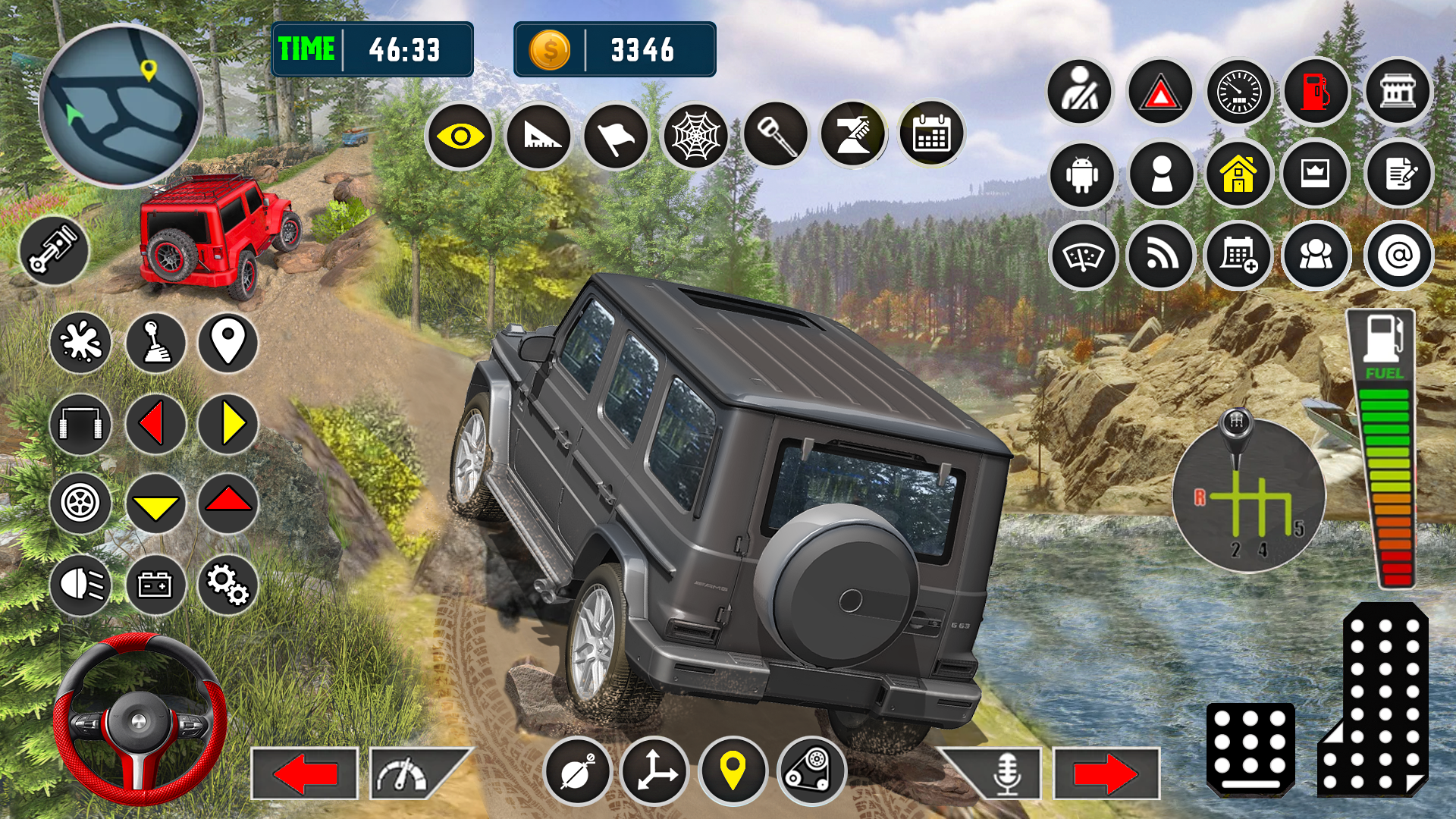 اسکرین شات 2 بازی Offroad car driving simulator
