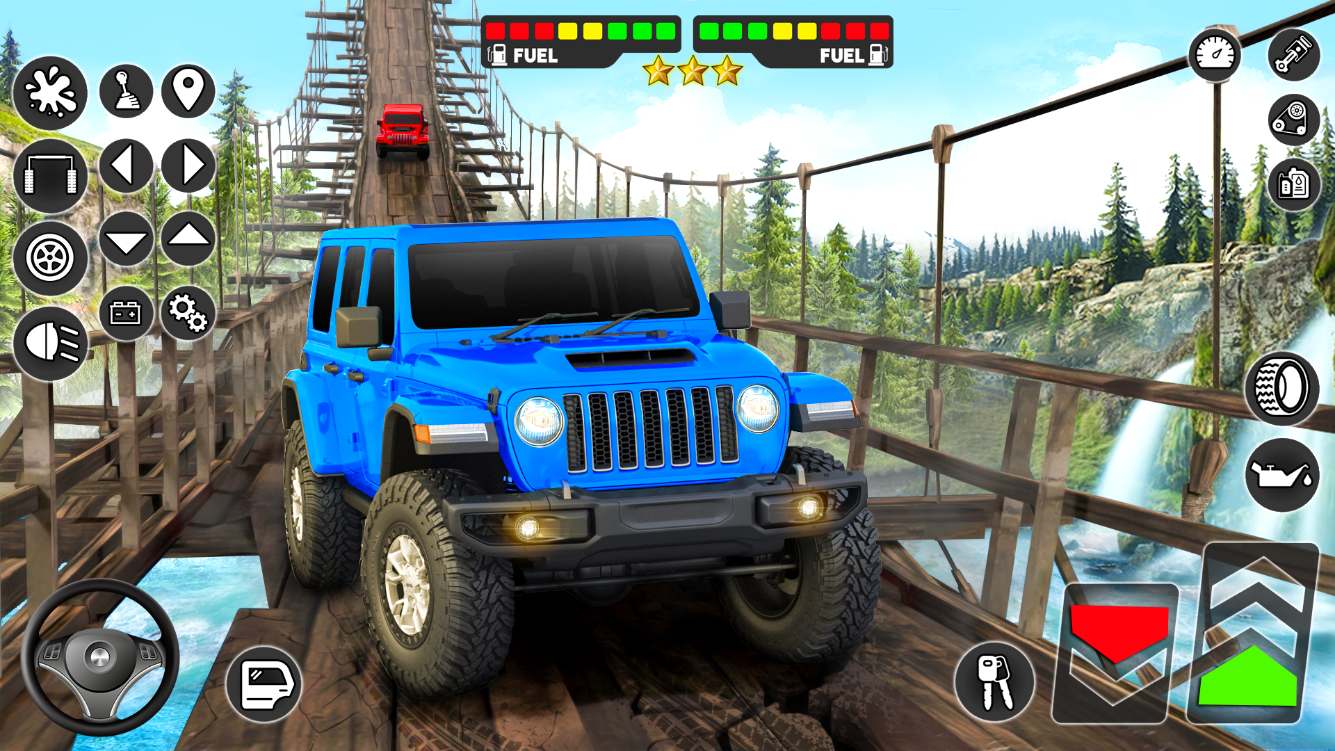 اسکرین شات 3 بازی Offroad car driving simulator