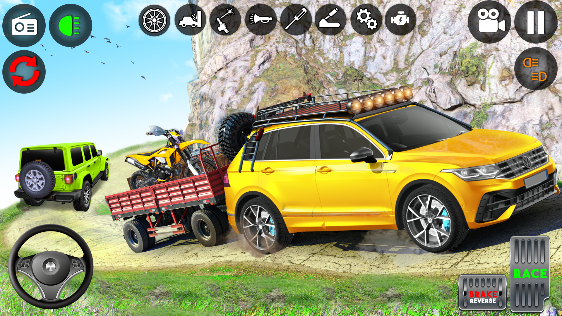 اسکرین شات 1 بازی Offroad car driving simulator