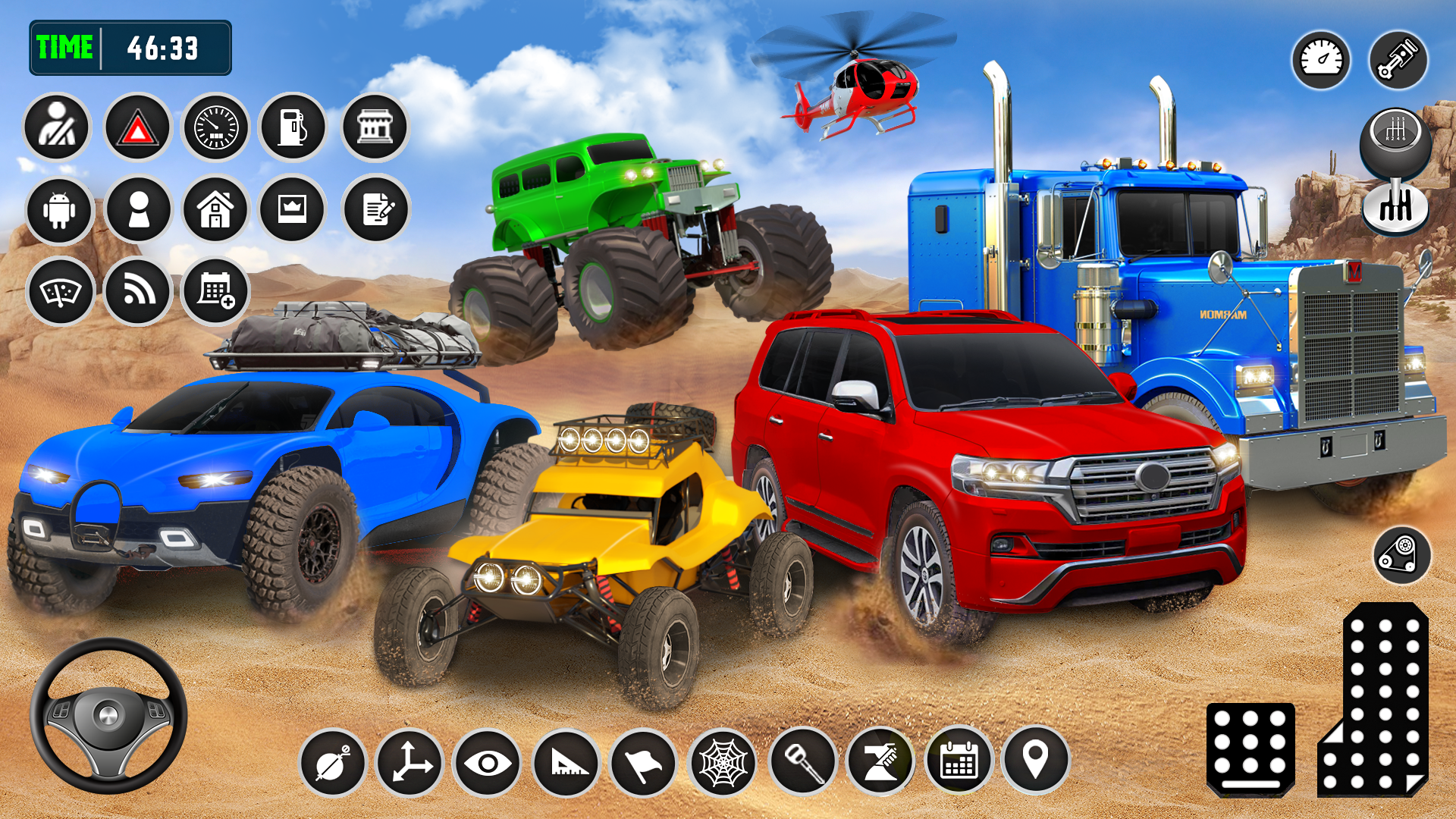 اسکرین شات 5 بازی Offroad car driving simulator