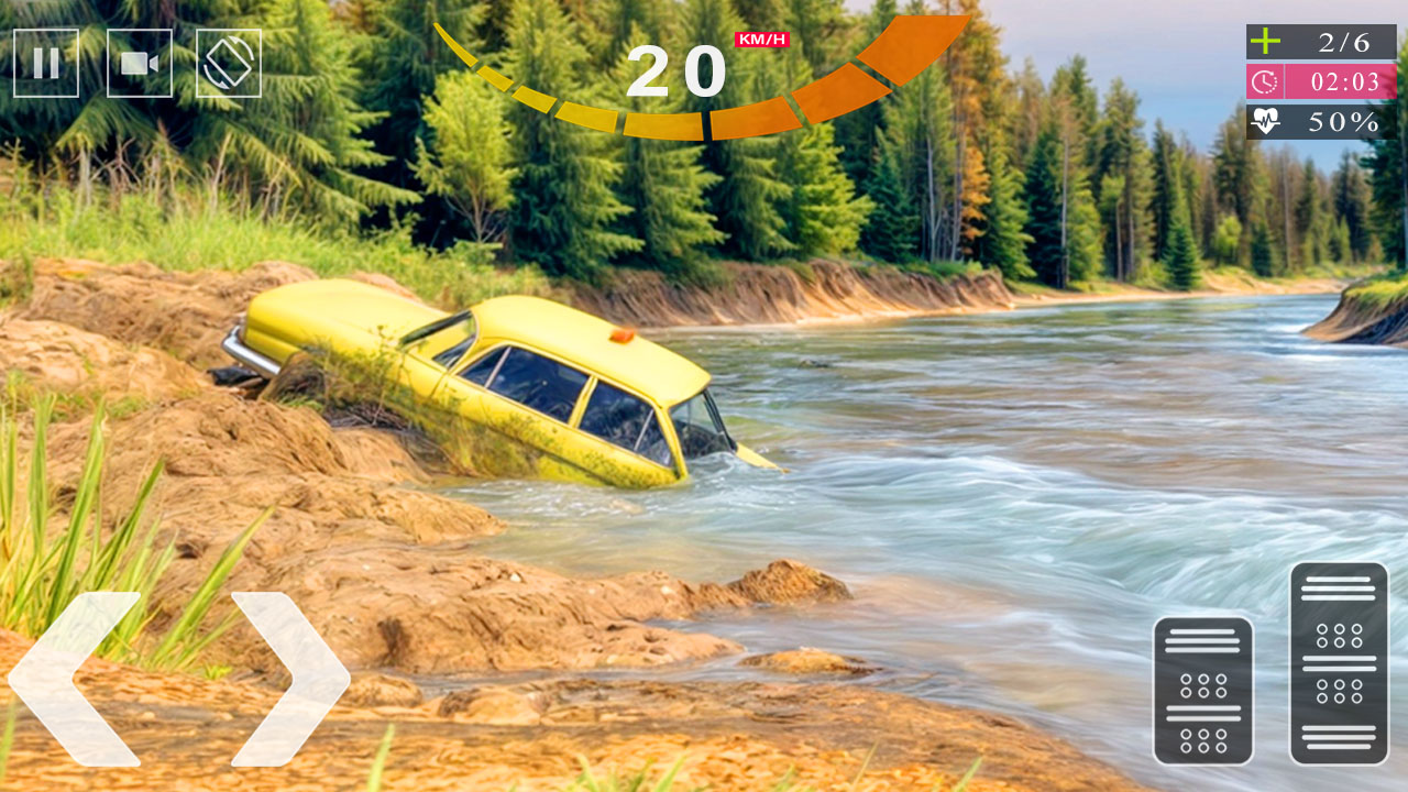 اسکرین شات 4 برنامه Crazy Taxi Simulator - Offroad