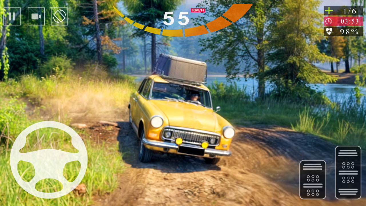 اسکرین شات 2 برنامه Crazy Taxi Simulator - Offroad