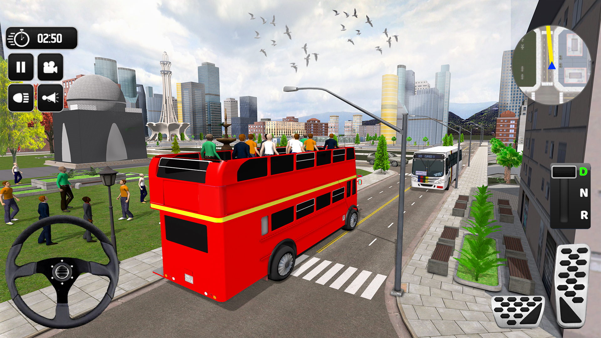 اسکرین شات 1 بازی Election Bus Simulator Game 3D
