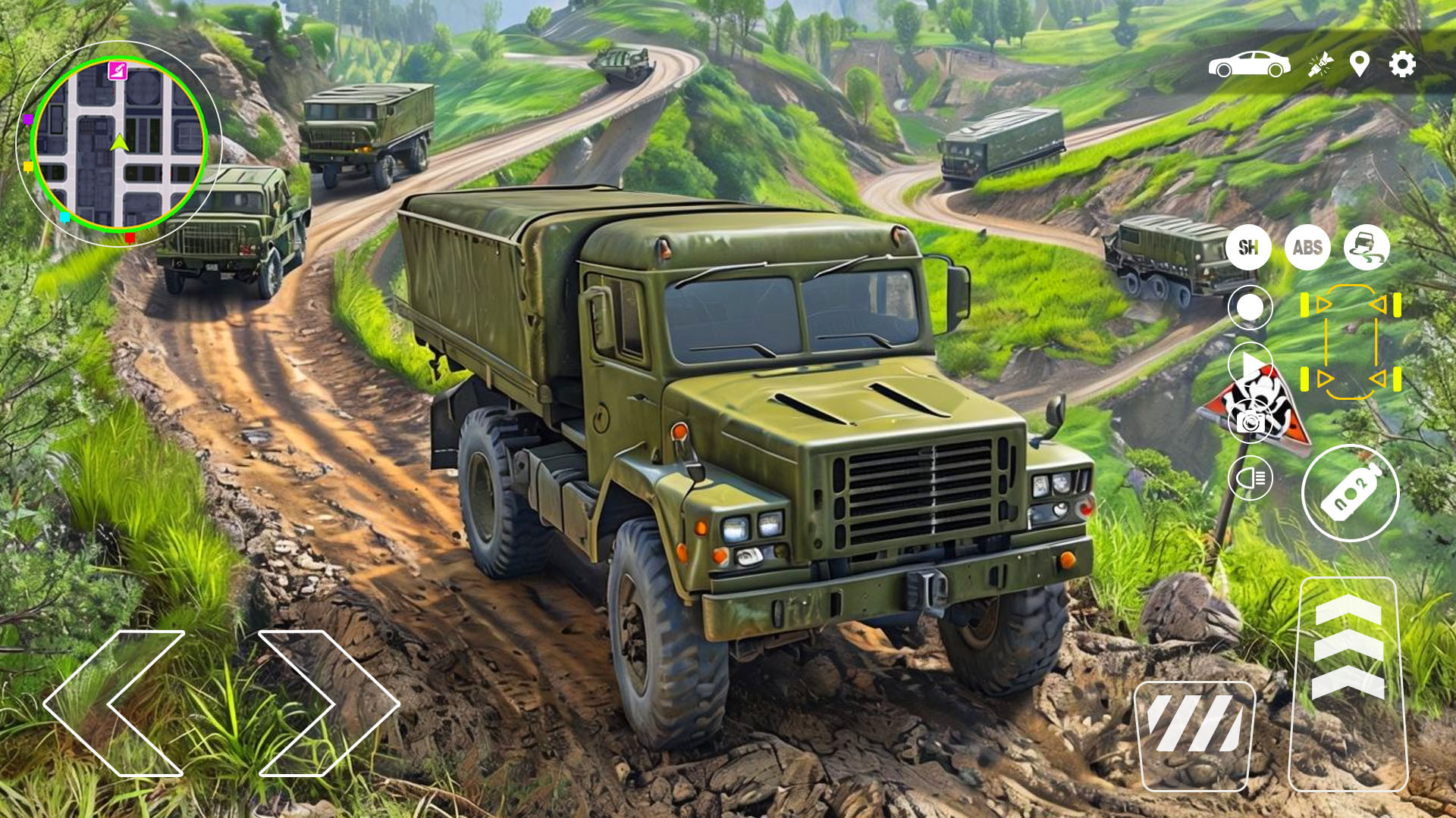 اسکرین شات 4 بازی US Army Truck Drive Offroad