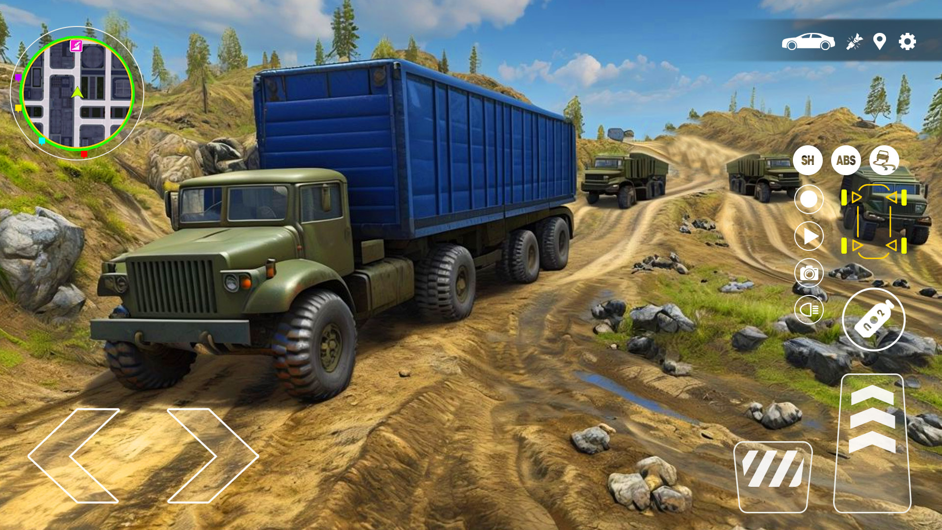 اسکرین شات 5 بازی US Army Truck Drive Offroad