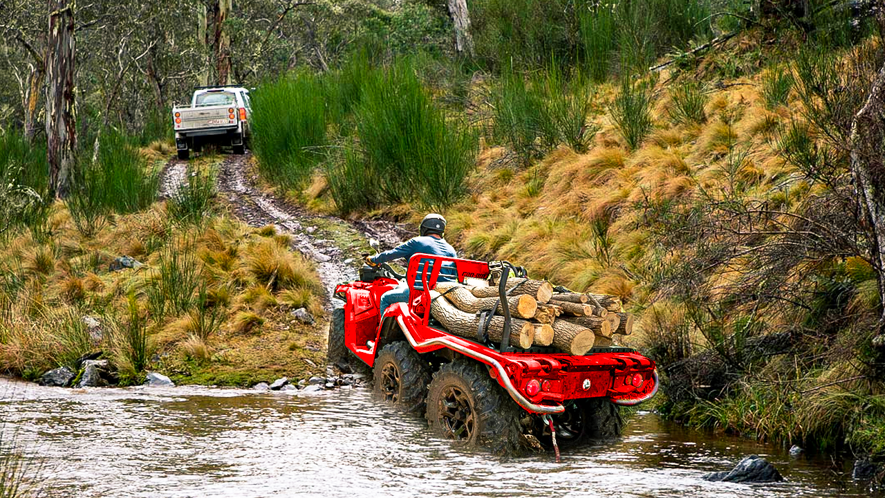 اسکرین شات 3 بازی Heavy ATV Quad Bike Cargo Game