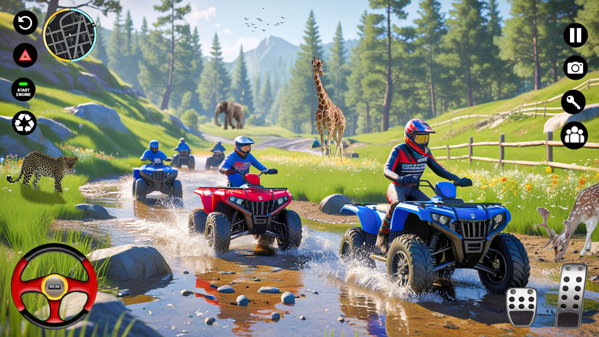 اسکرین شات 1 بازی Heavy ATV Quad Bike Cargo Game