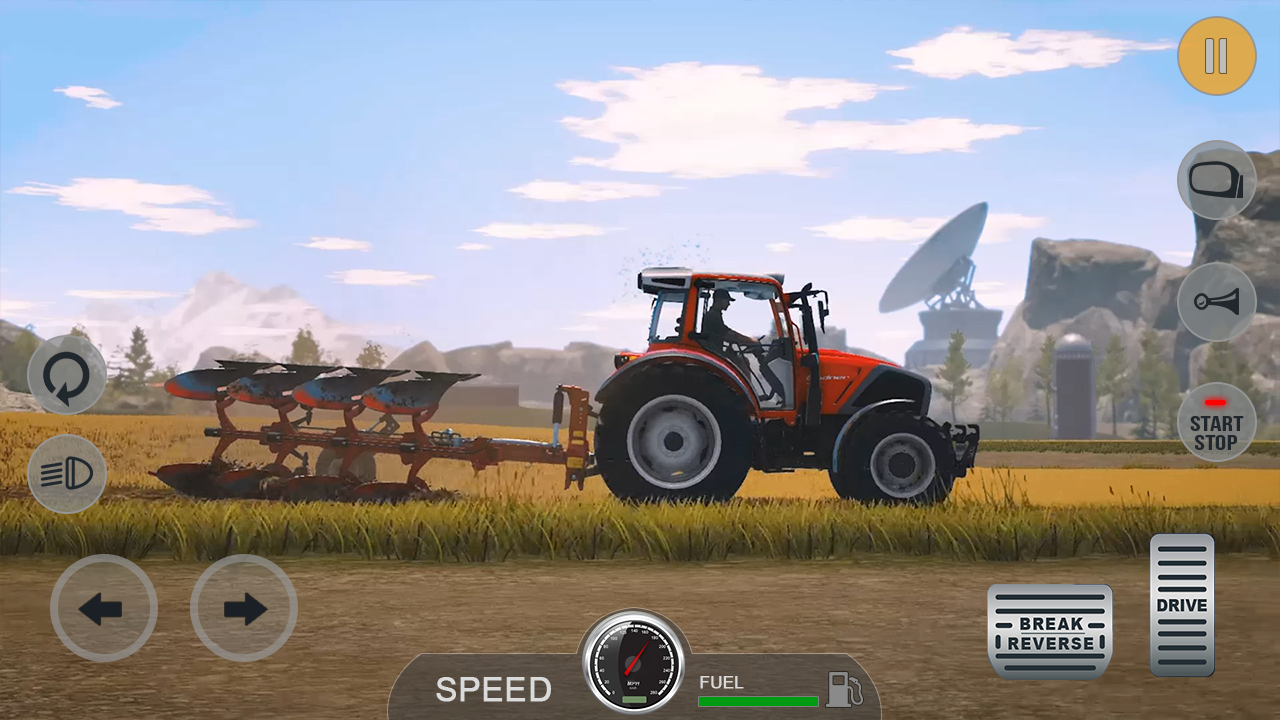 اسکرین شات 3 بازی Village Driving Tractor Games