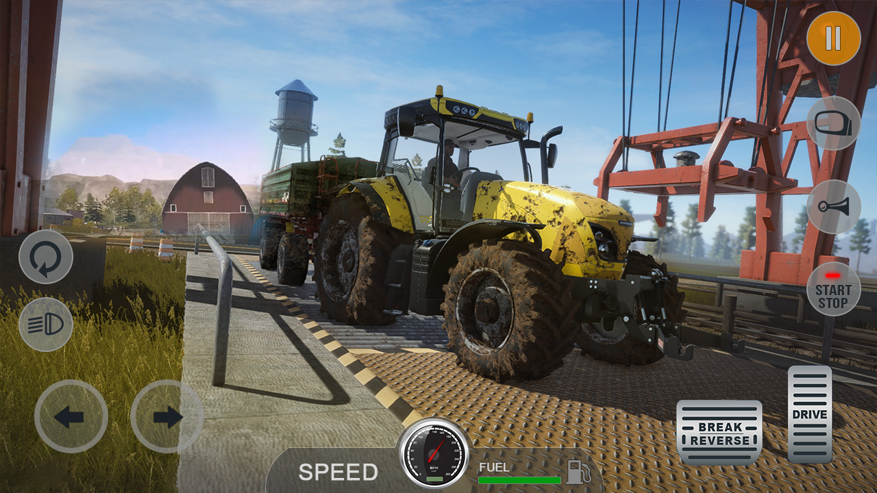 اسکرین شات 1 بازی Village Driving Tractor Games