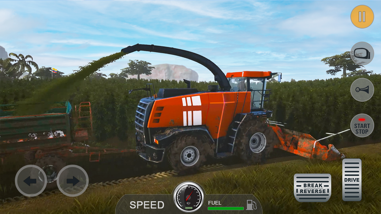 اسکرین شات 2 بازی Village Driving Tractor Games