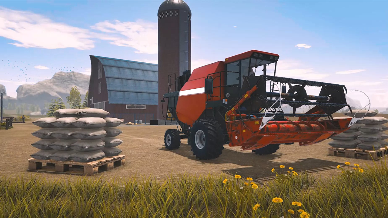 اسکرین شات 4 بازی Village Driving Tractor Games