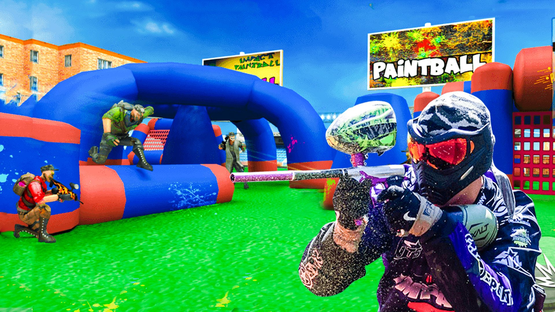 اسکرین شات 1 بازی Paintball Shooting Game 2024