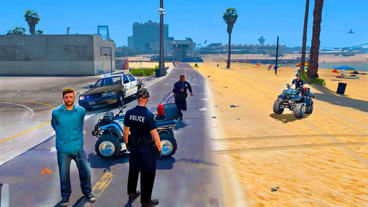 اسکرین شات 1 بازی Police ATV Quad Bike Simulator