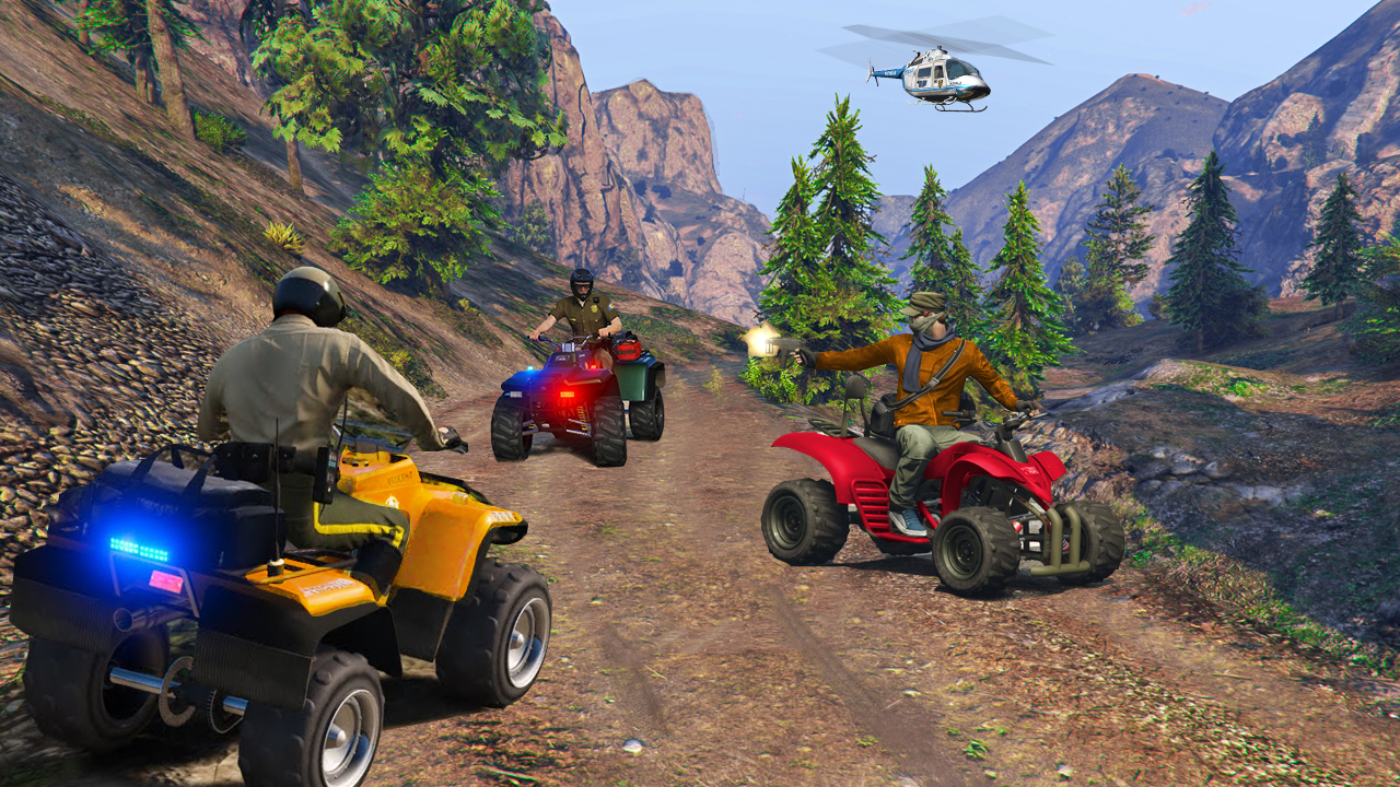 اسکرین شات 2 بازی Police ATV Quad Bike Simulator