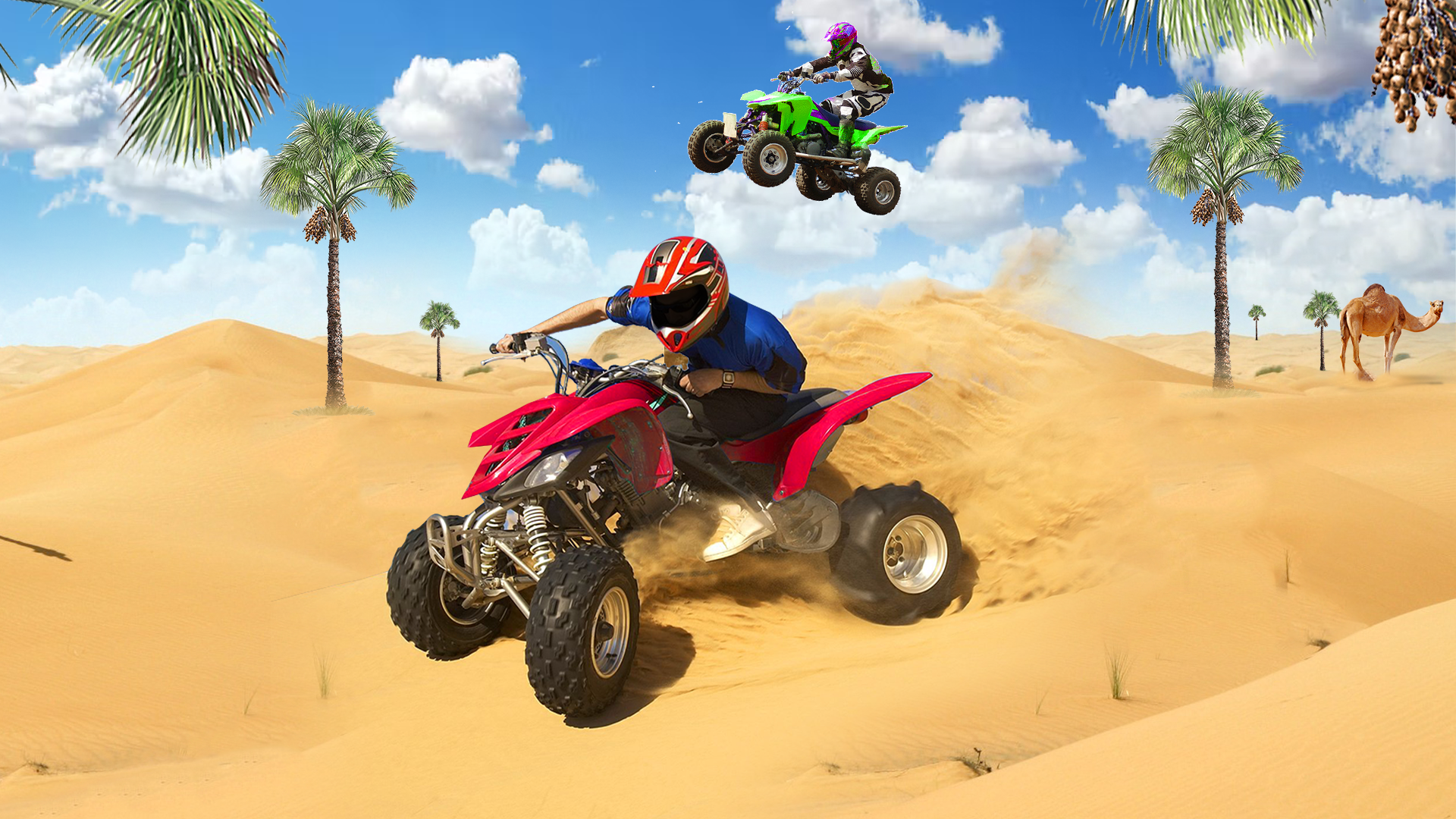 اسکرین شات 3 برنامه ATV Quad Bike Racing Game 2022