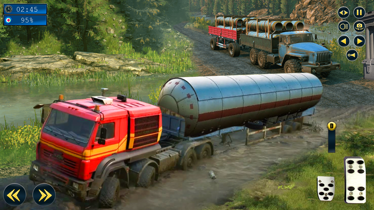 اسکرین شات 4 برنامه Oil Tanker: Truck Driving Game