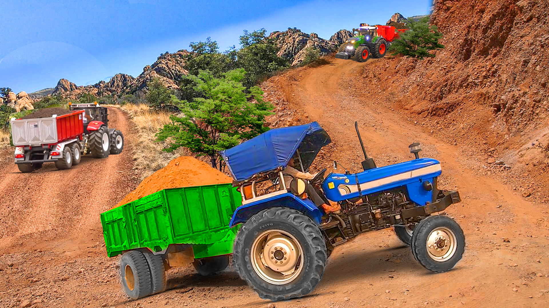 اسکرین شات 1 بازی Tractor Trolley Farming Game