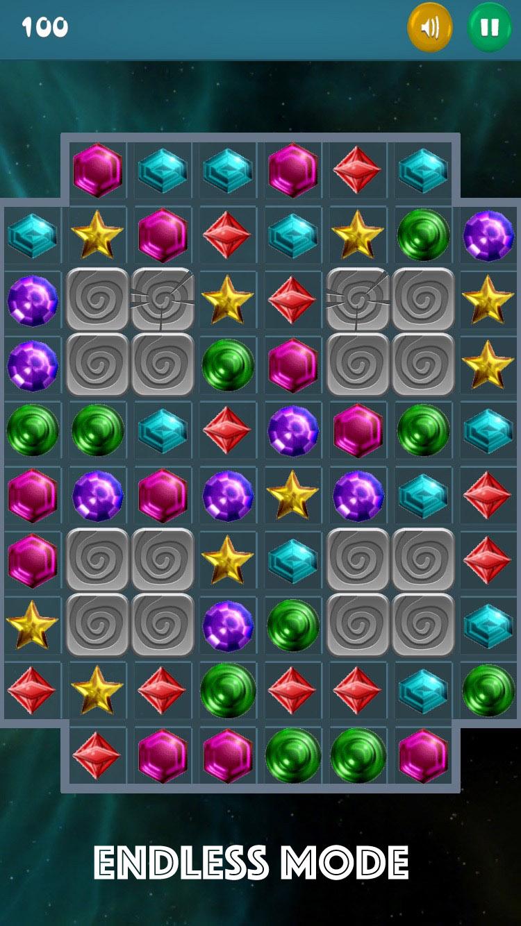 اسکرین شات 1 بازی 3 Jewels