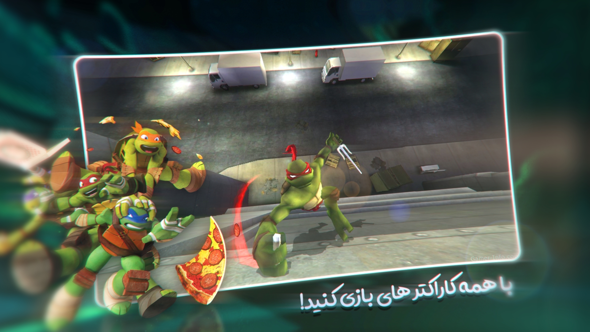 اسکرین شات 3 بازی لاک پشت های نینجا | TMNT