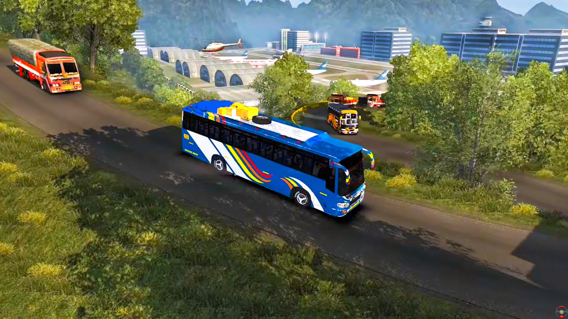 اسکرین شات 5 برنامه Hill Coach Bus Simulator 2023
