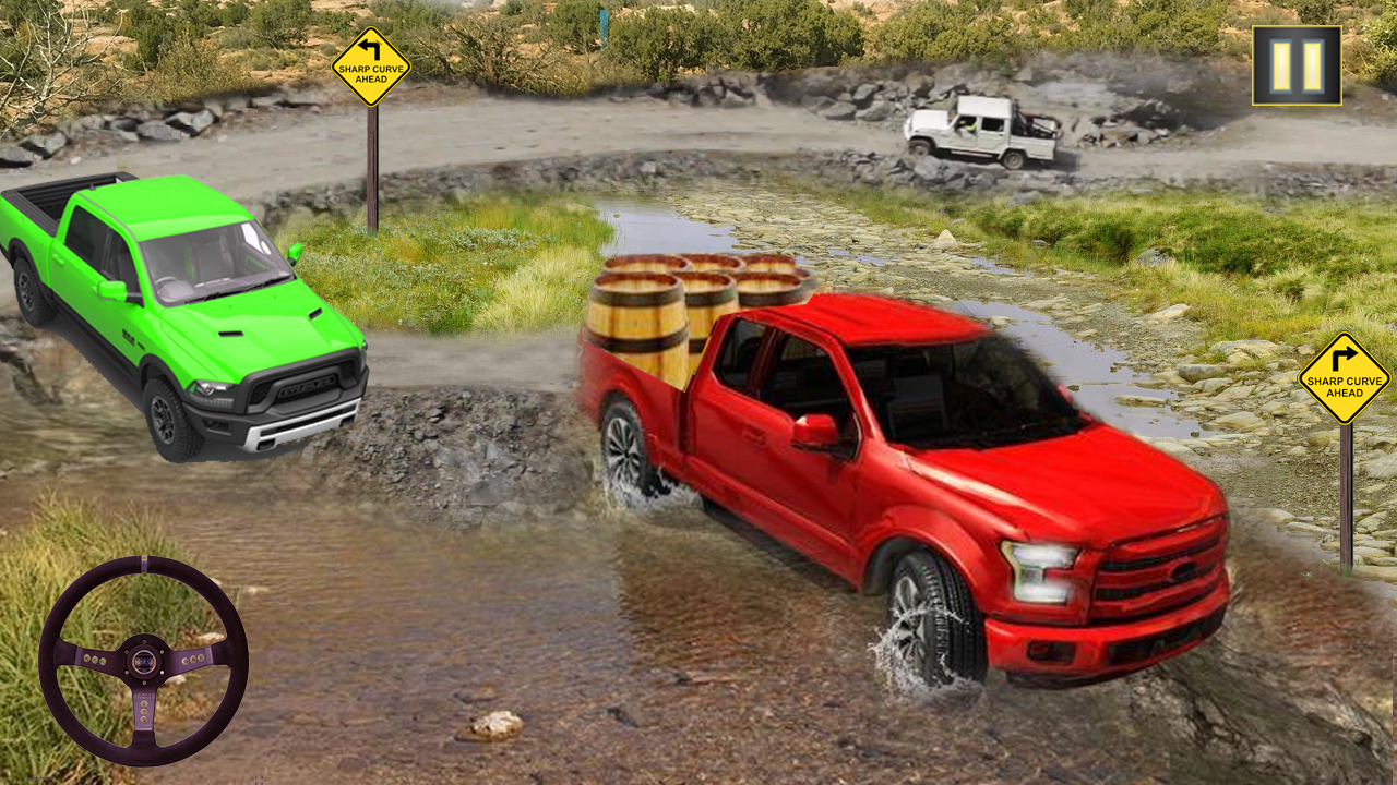 اسکرین شات 2 بازی Pickup Truck Game: 4x4 Offroad