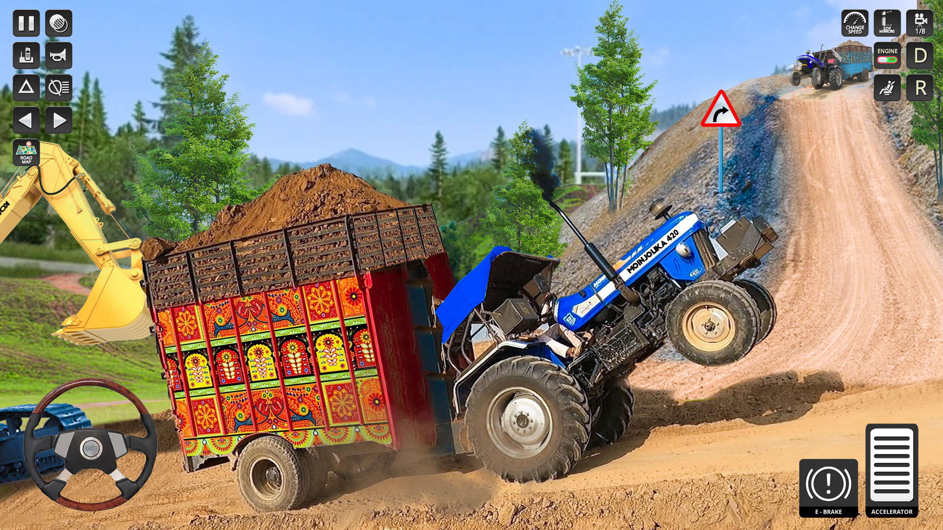 اسکرین شات 1 بازی Cargo Tractor Trolley Game 25